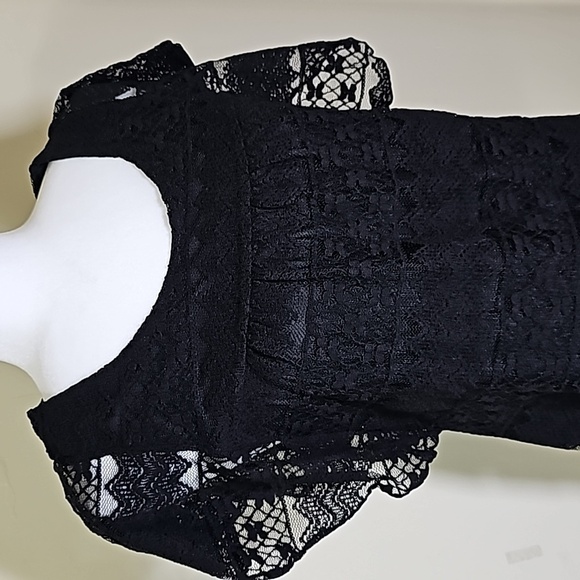 Elle Women's Cap Sleeves Pullover Top Size Extra Sm - Picture 4 of 8